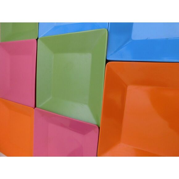 Target Swell by Cynthia Rowley Melamine Salad Dessert Plates Set of 8 - Picture 6 of 6